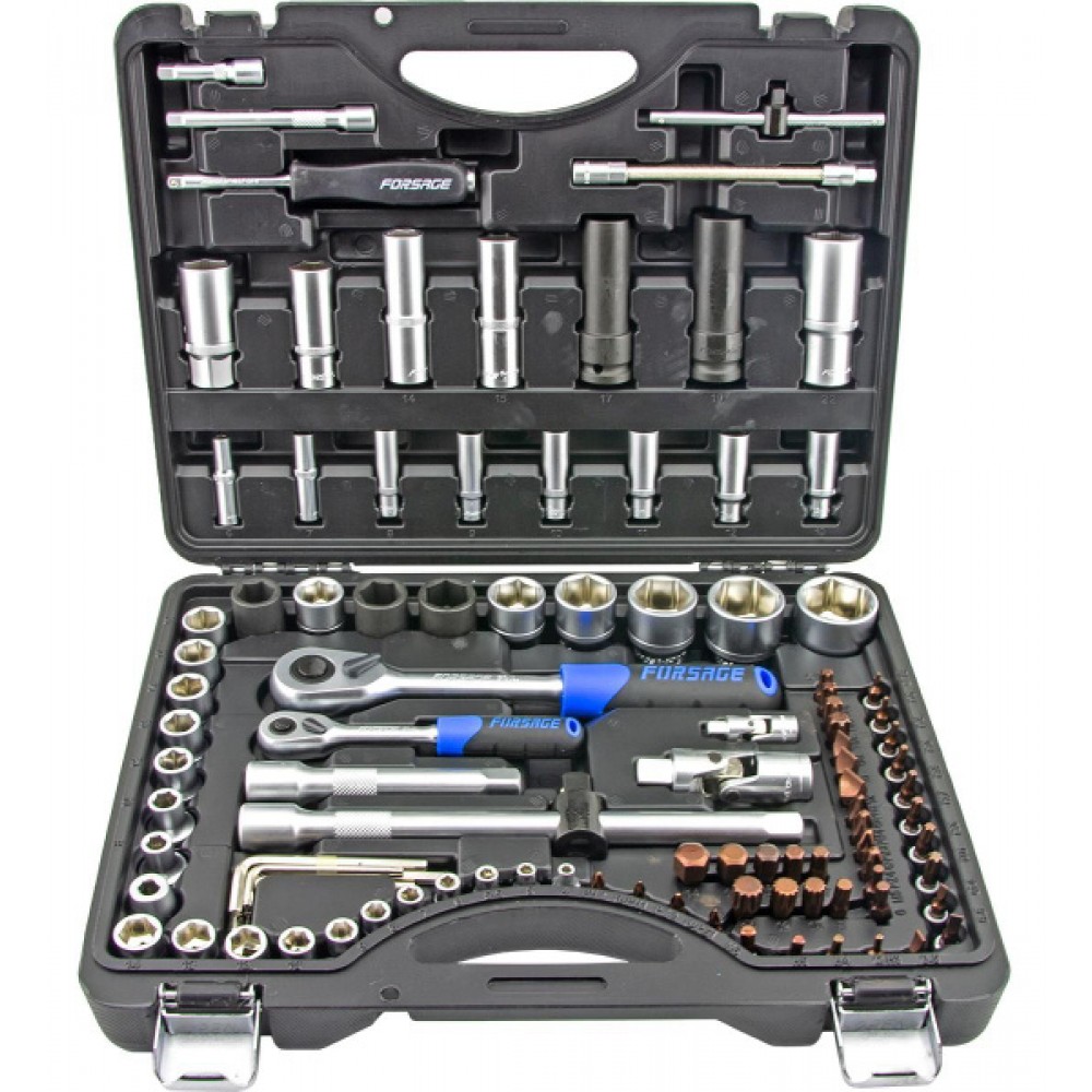 Набор инструментов -  94+6 предмета 1/4", 1/2" F-4941-5 PREMIUM 27803