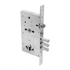 Корпус замка БУЛАТ ЗВ4-3(16).60.85.08 хром, без ручек, без ц/механизма (14936) Корпус замка БУЛАТ ЗВ4-3(16).60.85.08 хром, без ручек, без ц/механизма (14936)