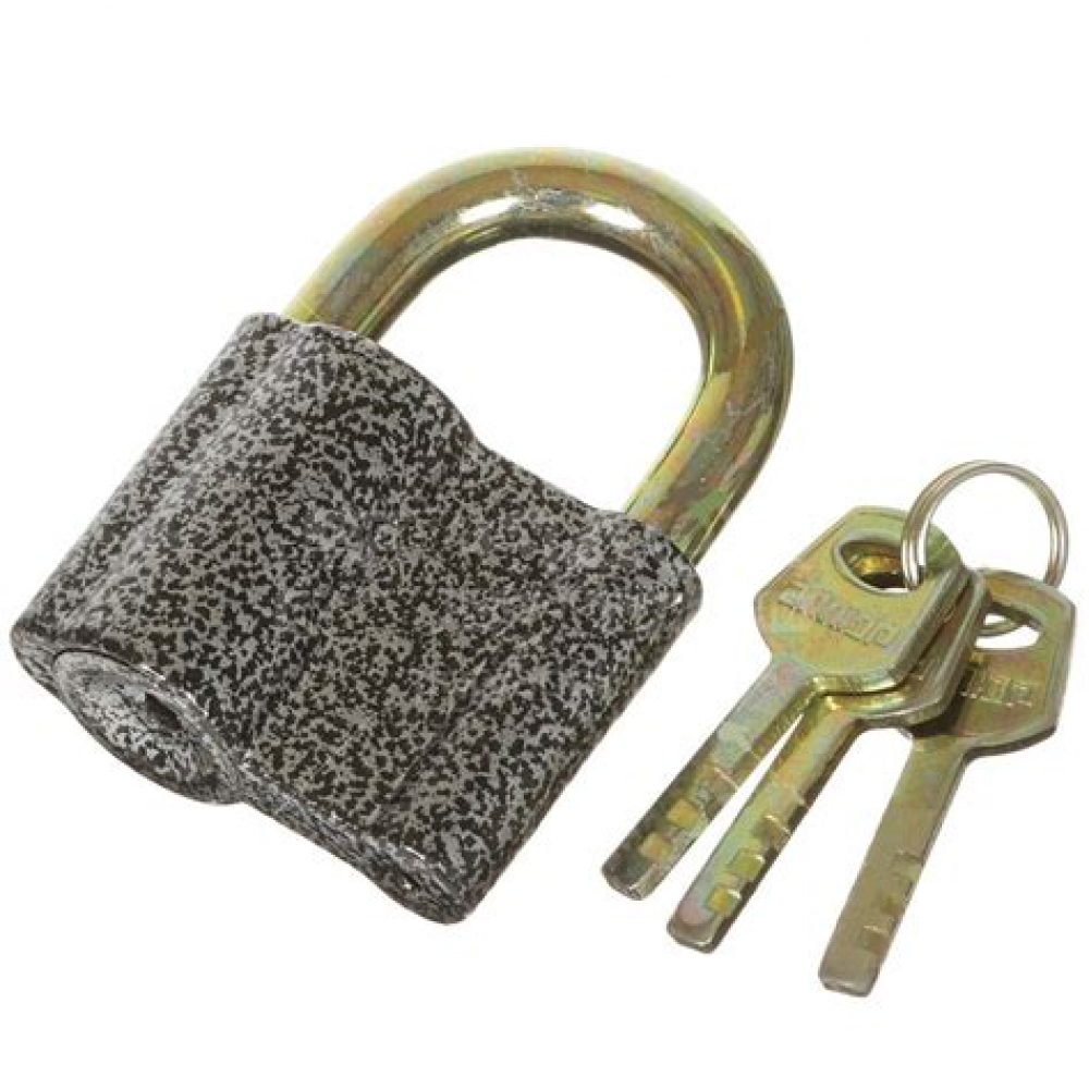 Замок навесной БУЛАТ ВС 0350/0350-01 под один ключ комп.2шт d=10мм  (5кл) 13461 