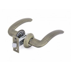 Комплект для двери FZ SET 04-C 100 2H AB ручка+защелка бронза 113437 Комплект для двери FZ SET 04-C 100 2H AB ручка+защелка бронза 113437