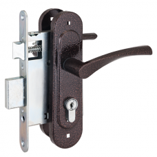 Замок врезной Птимаш ЗВ4-3.07 м/о 55 с/руч медь 9674