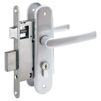 Замок врезной Птимаш ЗВ4-3.08  с/руч хром 8839