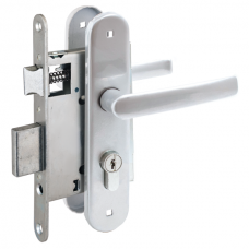 Замок врезной Птимаш ЗВ4-3.08  с/руч хром 8839