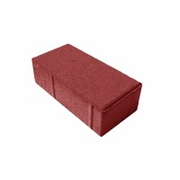 Плитка тротуарная КИРПИЧ 8*20*10 красная (1м2=50шт) 8,64м2 в паллете 