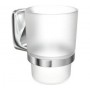 Стакан для ванной FORA FLOWER хром FOR-FL044 Стакан для ванной FORA FLOWER хром FOR-FL044