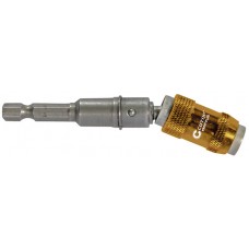 Адаптер для бит 1/4"  90мм угловой магнитный 83-584