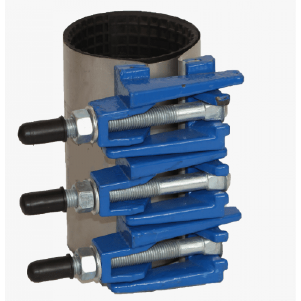 Хомут ремонтный нержавеющий (1 замок) Ду 65 Дн75-85 ширина 200мм