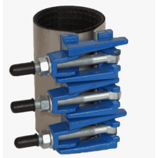Хомут ремонтный нержавеющий (1 замок) Ду 65 Дн75-85 ширина 200мм