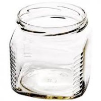 Банка стеклянная ТВИСТ 0,39л 82мм кубик