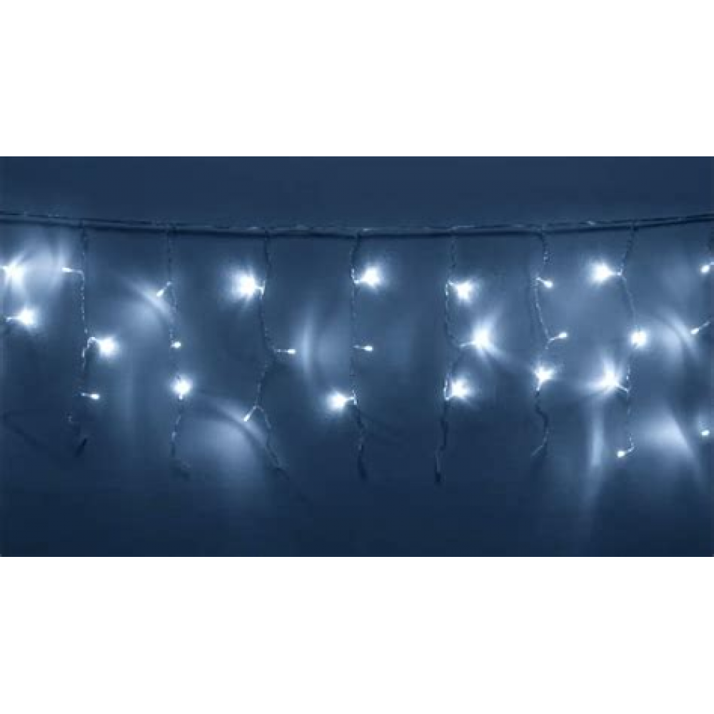 Гирлянда для дома БАХРОМА 130LED IP-20 8 реж. Белый,синий мерцает 130-303 Гирлянда для дома БАХРОМА 130LED IP-20 8 реж. Белый,синий мерцает 130-303