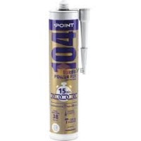 Клей-герметик Поинт-104 Turbo Power Fix Белый 290мл. АКЦИЯ