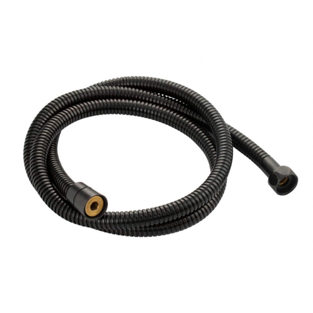 Шланг для душа 1,5м 1/2" черный (3776)
