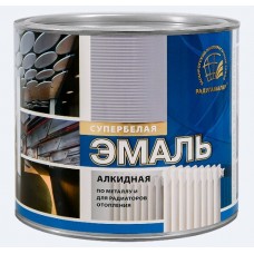 Эмаль для радиаторов алкидная Радуга Белая 0,4 кг Эмаль для радиаторов алкидная Радуга Белая 0,4 кг