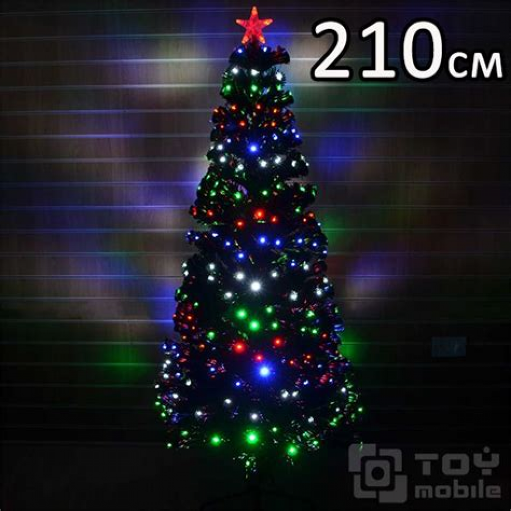 Бант на елку Блестящие полосы 9*12см (набор 3 шт), Красный 185-0704