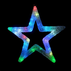 Фигура светодиод.Звезда для елки,10ламп,15,0см RG/RB 111-329