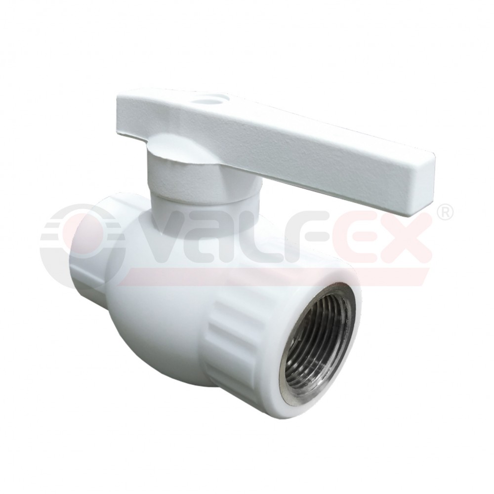 ППР Кран шаровый комбинированный РВ 25 х 3/4 белый (70/10) 11144125 ППР Кран шаровый комбинированный РВ 25 х 3/4 белый (70/10) 11144125