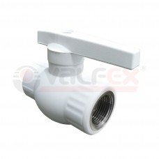 ППР Кран шаровый комбинированный РВ 25 х 3/4 белый (70/10) 11144125