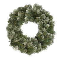 Венок новогодний ПВХ,леска,с шишками и ягодами D-40см 200-182 АКЦИЯ