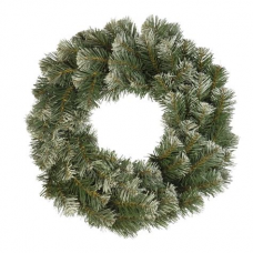 Венок новогодний ПВХ,леска,с шишками и ягодами D-40см 200-182 АКЦИЯ