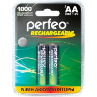 Батарейка Аккумуляторная  Perfeo R3 1000mAh BL2