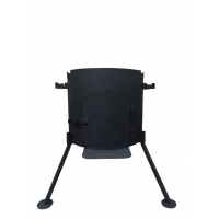 Печь под казан 8-10л металл 2мм