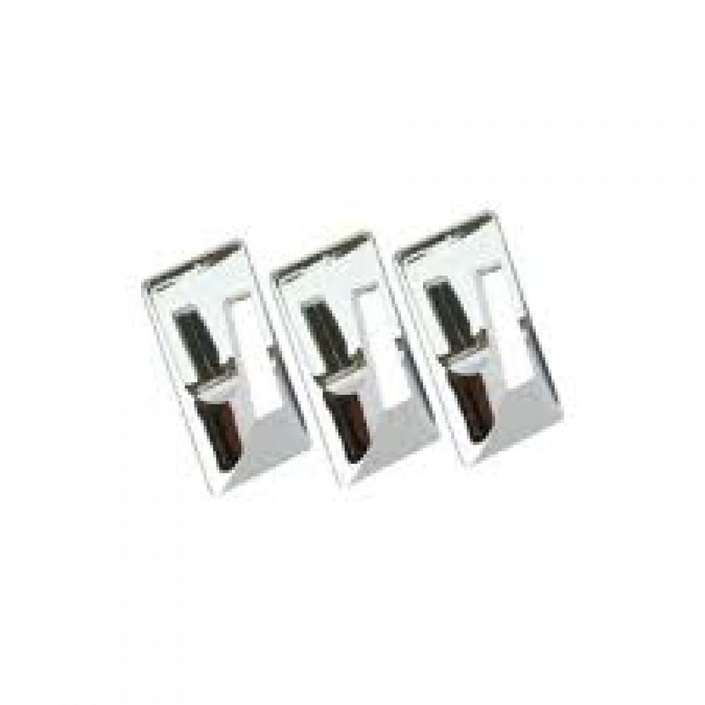 Крючки самоклеющиеся KLEBER 3шт 5см хром KLE-SG002