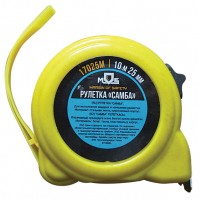 Рулетка  10м х 25мм Самба 17025