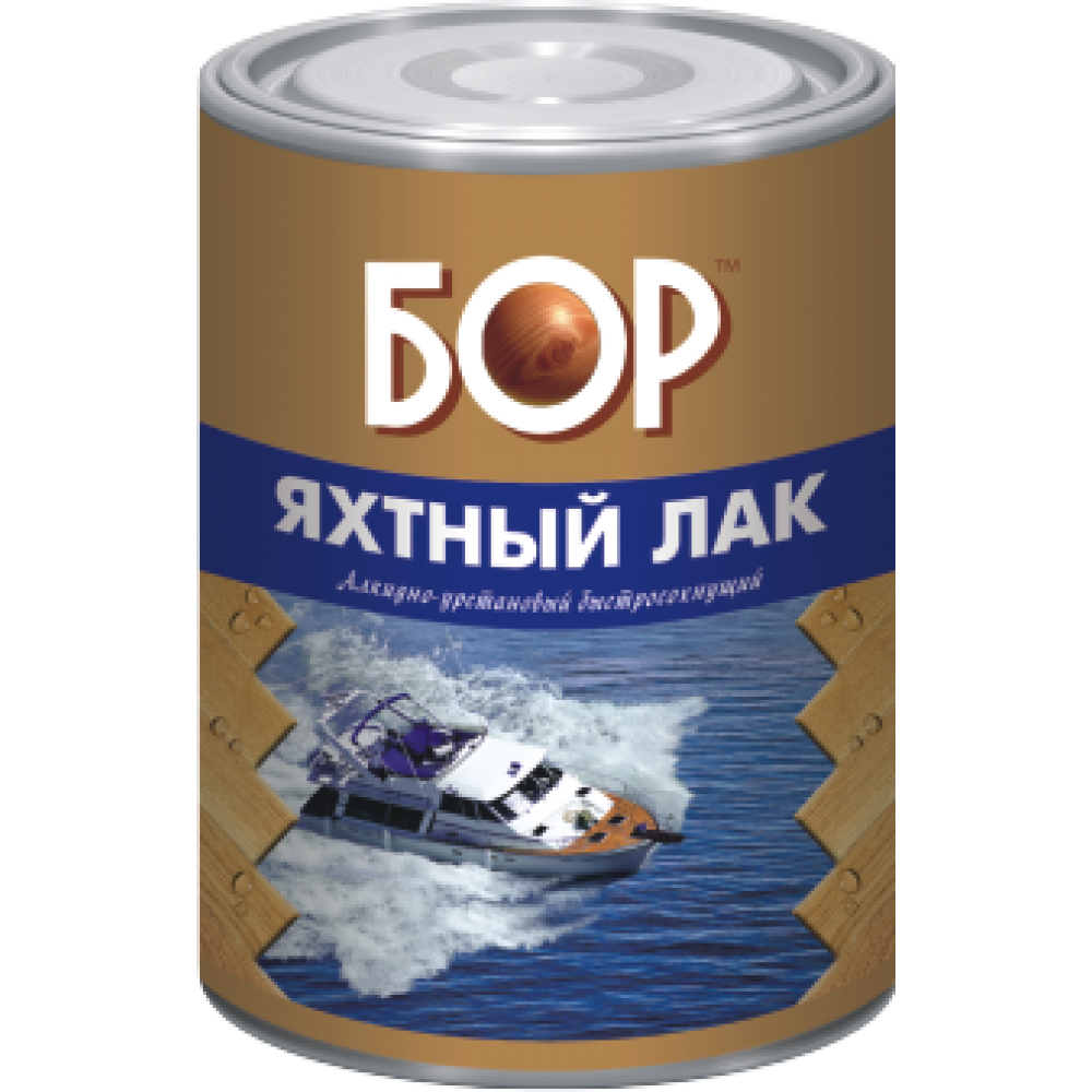 Лак по дереву яхтный алкидно-уретановый, матовый, БОР 0,7кг.