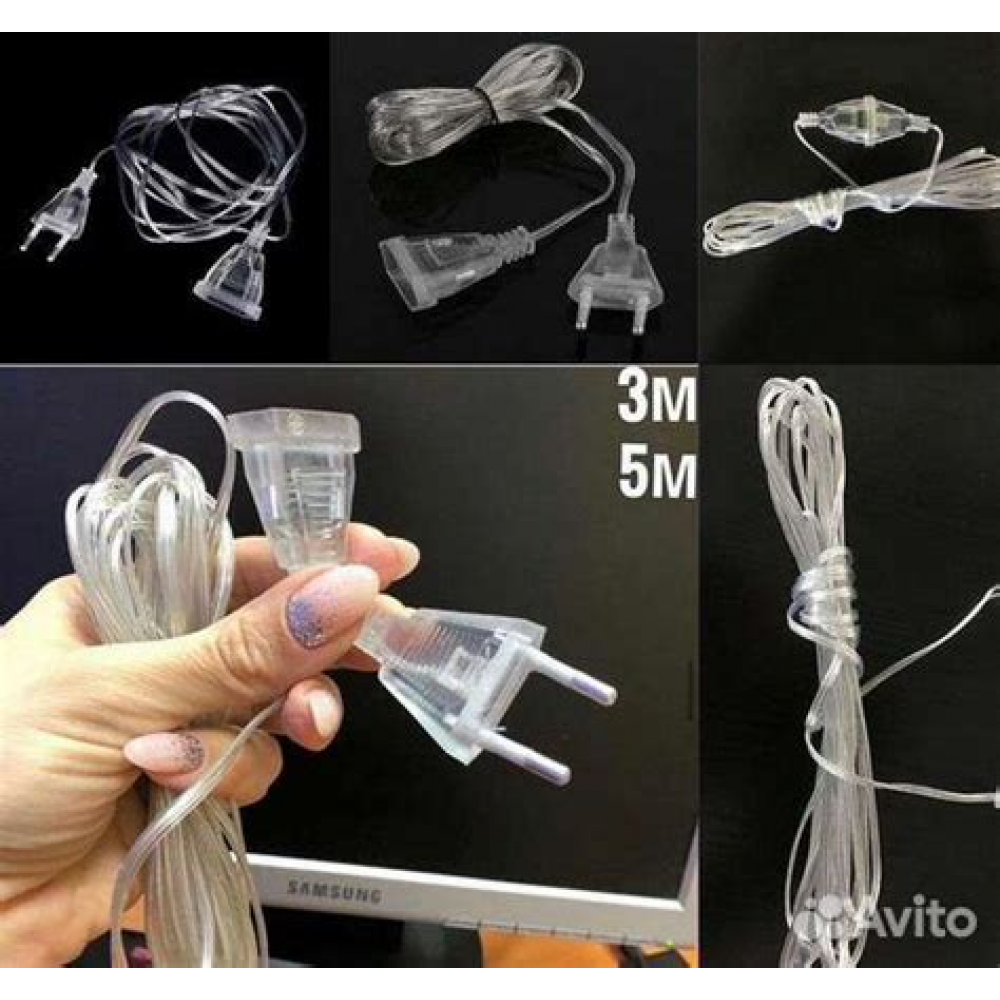 Удлинитель для гирлянд 5м Удлинитель для гирлянд 5м