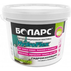 Гидроизоляция полимерная готовая к применению Боларс HydroFlex 1,2 кг 4шт/уп