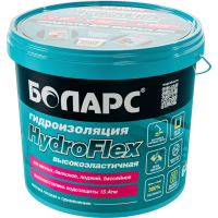 Гидроизоляция полимерная готовая к применению Боларс HydroFlex 1,2 кг 4шт/уп