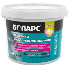 Мастика гидроизоляционная Полиакриловая готовая к применению Боларс 2,5 кг
