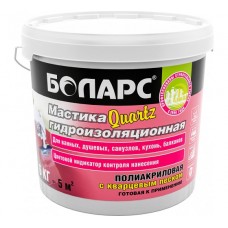 Мастика гидроизоляционная Полиакриловая с кварцевым песком готовая к применению Боларс 6 кг