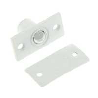 Защелка шариковая Стандарт 588 белый (15434)