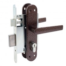 Замок врезной Птимаш ЗВ4-3.08 55 м/о 55 с/руч медь 8457