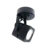 Светильник накладной поворотный с выключателем TA110 BK черный GU10 D80*130*D60