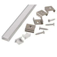 Профиль для светодиодной ленты GAL-GLS-1000-7-22 серебристый 523170