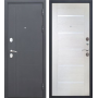 Дверь метал. МДФ/МДФ ЛАКОБЕЛЬ ЛИНИИ 2050*960 правая