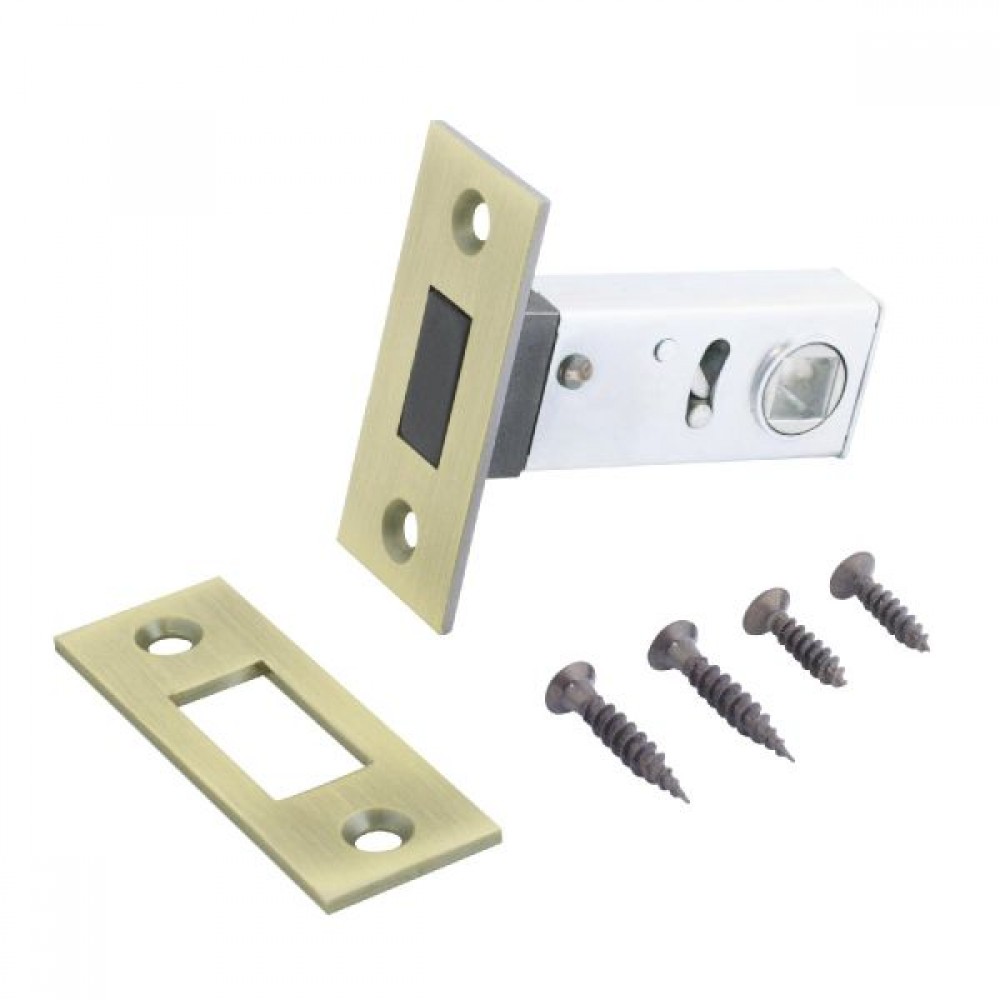 Защелка дверная магнитная С-50М Аллюр золото 11583 Защелка дверная магнитная С-50М Аллюр золото 11583