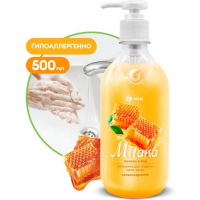 Крем-мыло жидкое молоко и мед Milana с дозатором(флакон 500 мл) 126100