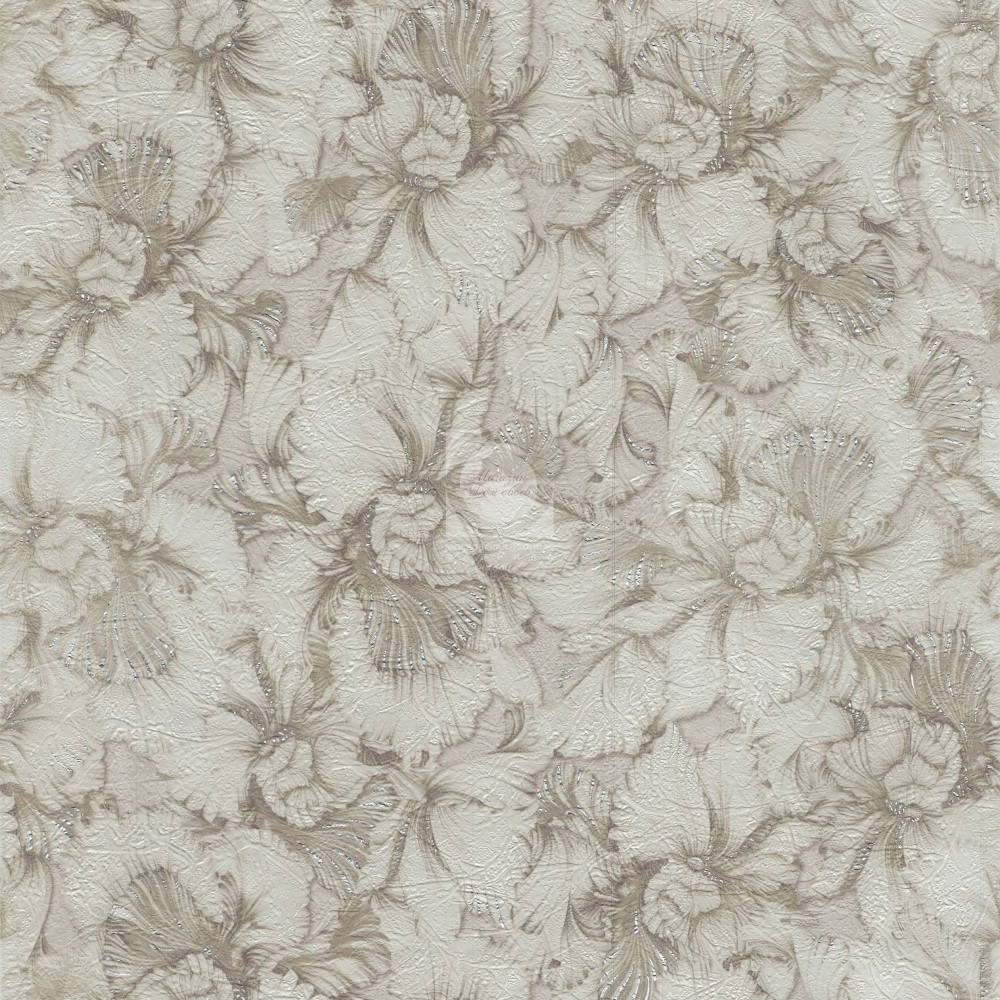 Обои бумажные 0,53*10,05 Ирисы 6211-2