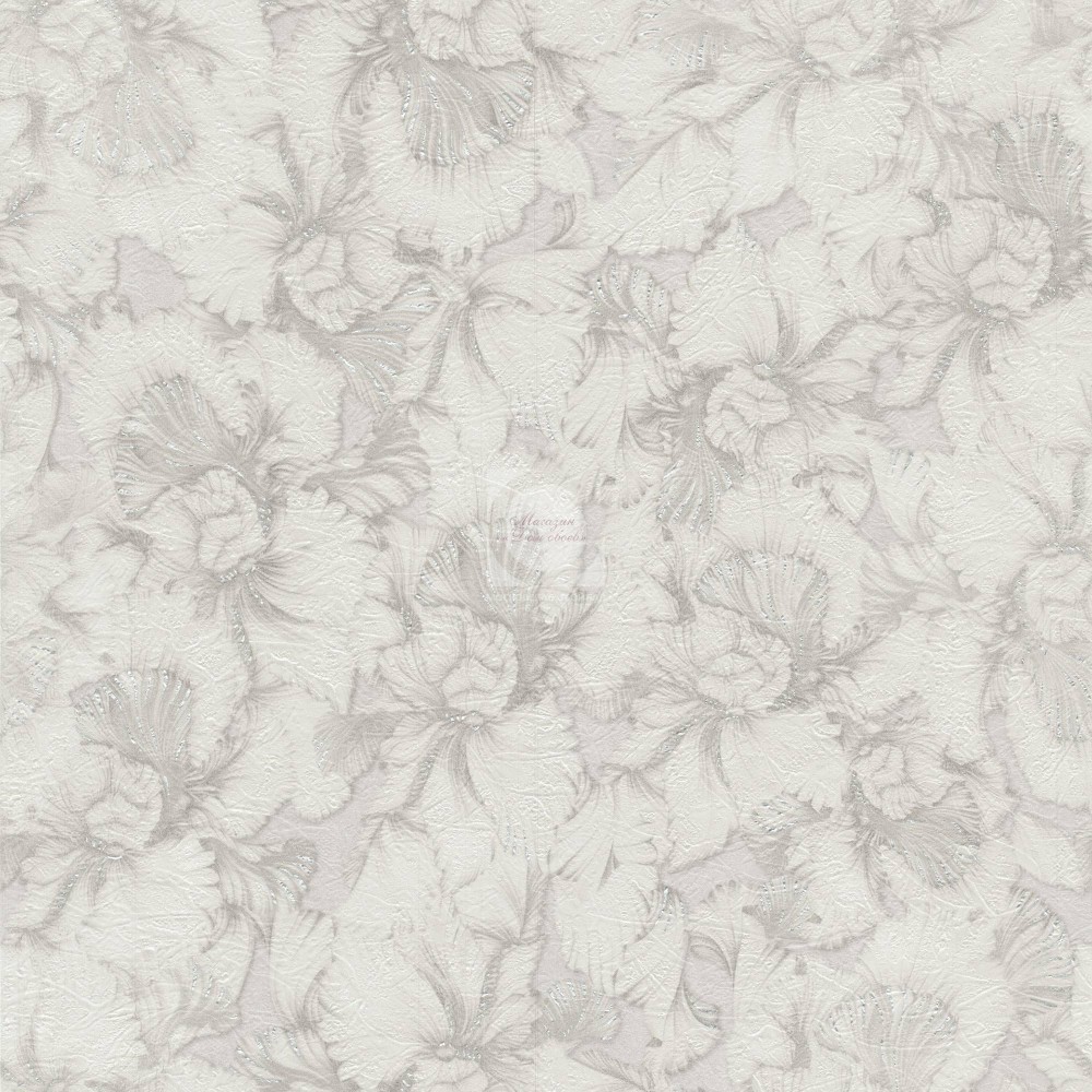 Обои бумажные 0,53*10,05 Ирисы 6211-5