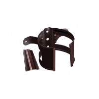 Крепление трубы OPTIMA 100 прикручиваемое коричневое 537181