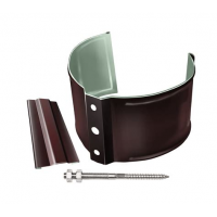 Крепление трубы OPTIMA 100 вбиваемое коричневое 537182