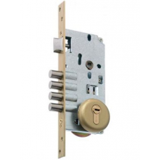 Замок врезной 300-68мм мат.хром.-черн.никель Л 18728