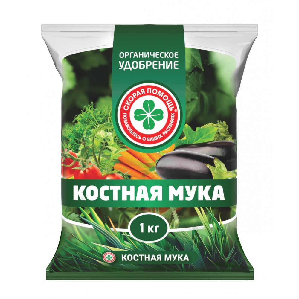 Удобрение Костная мука 1кг Скорая помощь