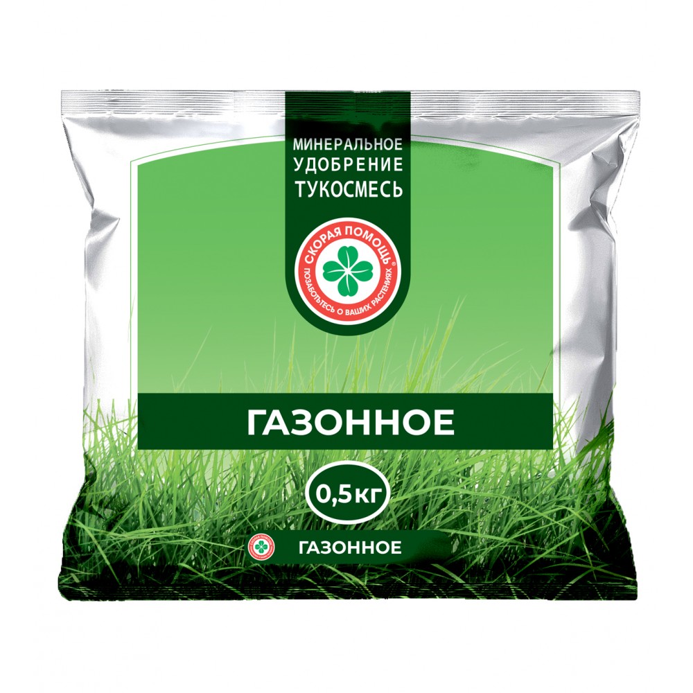 Удобрение минеральное Газонное 0,5кг Скорая помощь