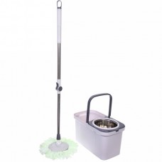 Набор для уборки Практик (ведро с отжимом, швабра, две насадки) 923-160
