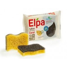 Губка для посуды ЧтстоДел Elpa Coral 2 шт 597-156