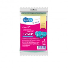 Губка для посуды Clear Line стандарт 10 шт 597-096